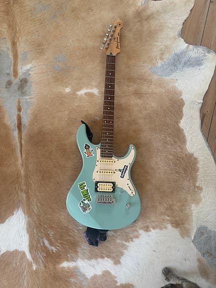 Yamaha pacific Elektrisk guitar stratocaster-style mintgrøn