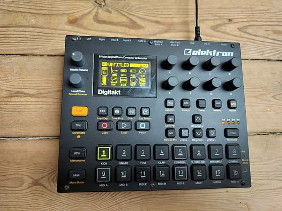 Elektron Digitakt Trommemaskine / Sampler / Groovebox