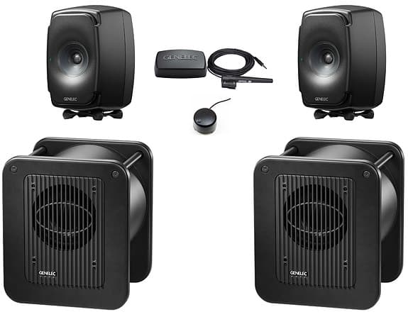 Genelec Ones 8331 + dual 7350 Subwoofer SAM system med GLM Calibration Kit mm.