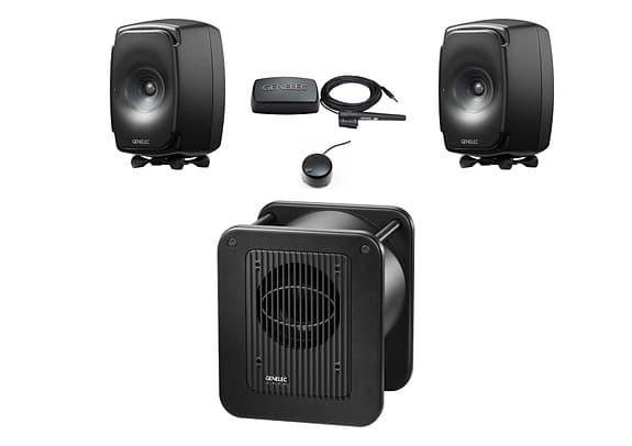 Genelec Ones 8331 og 7350 Subwoofer SAM system med GLM Calibration Kit mm.