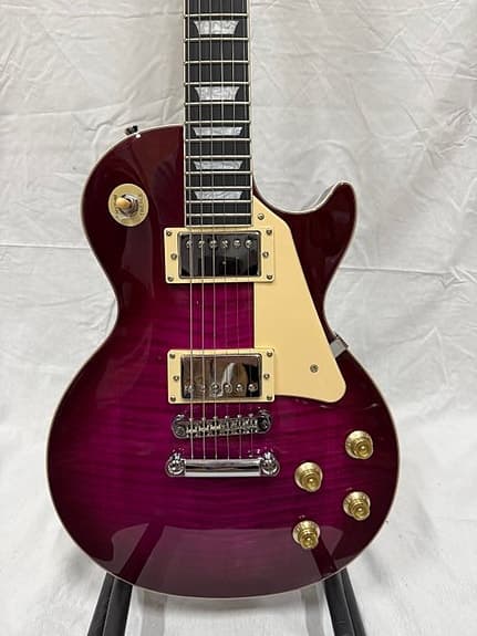 Lintage Guitars - Les Paul (copy)- LPT-103-PSB (Flamed Maple Top) - - Elektrisk