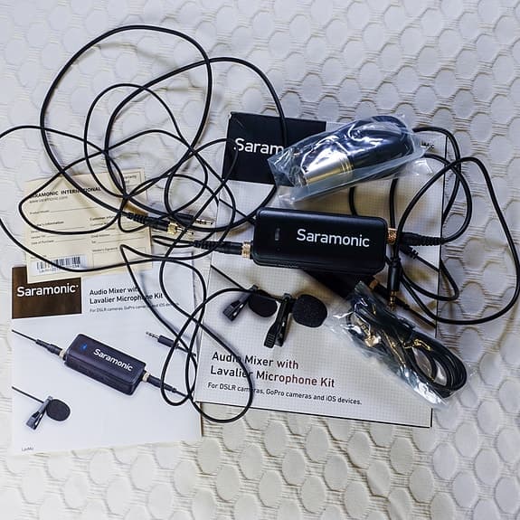 Saramonic Audio Mixer med lavalier mikrofon kit