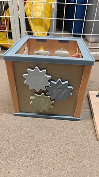Træaktivitetsterning, Wooden Activity Cube Ocean - Little Dutch