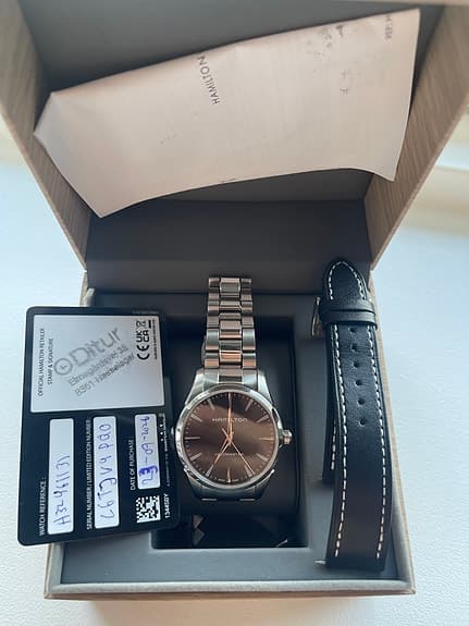 HAMILTON JAZZMASTER QUARTZ 40 MM H32461131
