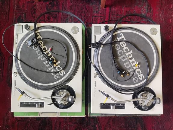 Technics SL-1200 MKII MK2 Turntable/Pladespiller w/ Ortofon DJ Concorde MKII