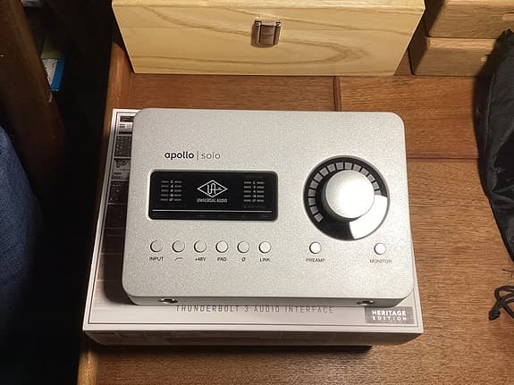 Universal Audio Apollo Solo tb3 lydkort - som ny