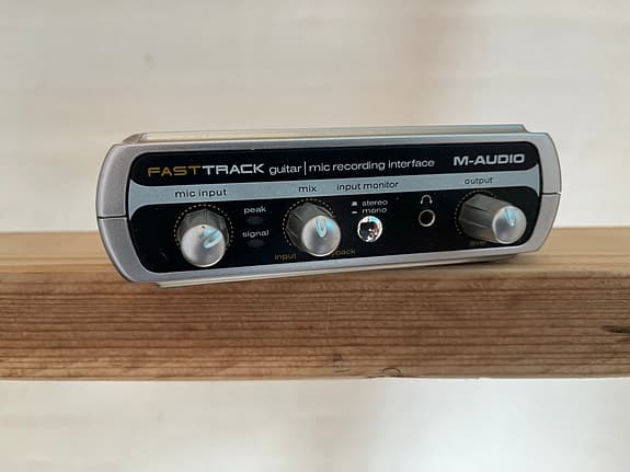 M-Audio Fast Track guitar/mic USB lydinterface