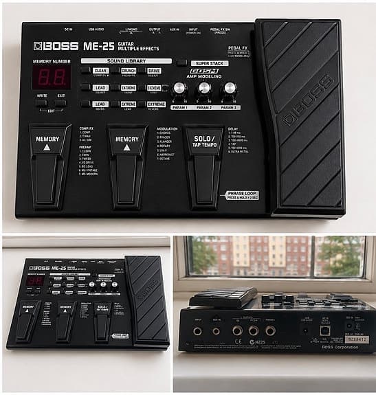 BOSS ME-25 Guitar Multiple Effects til guitar