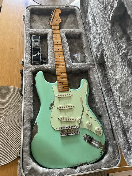 Fender Stratocaster heavy relic - surf green