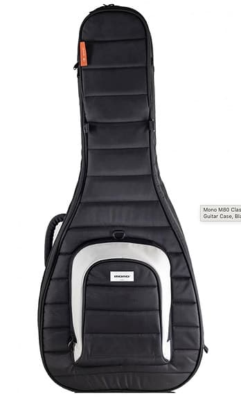 Mono M80 Classic Dual Semi-Hollow/Electric Guitar Case, Black