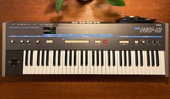 Korg Poly 61 synthesizer keyboard