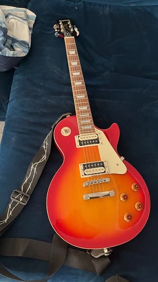Epiphone Les Paul Traditional Pro elektrisk guitar rød sunburst