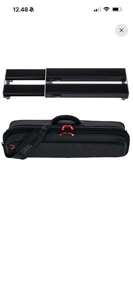 D’addario XPND 1 Pedalboard til guitar med taske