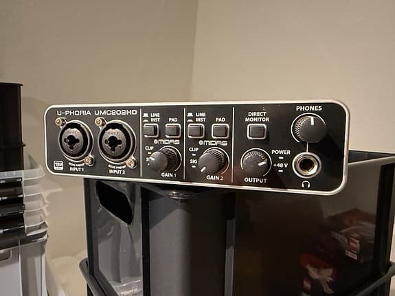 Behringer U-Phoria UMC202HD USB lydkort / audio interface