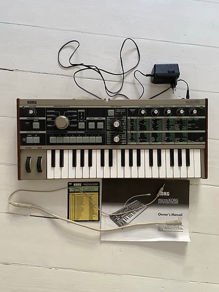 Korg MicroKorg synthesizer keyboard