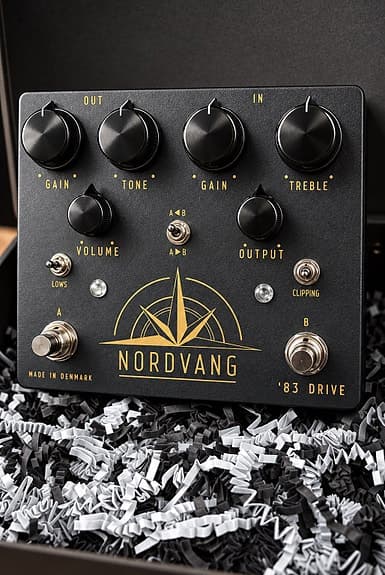 HELT NY Nordvang Custom ’83 Drive guitar overdrive pedal