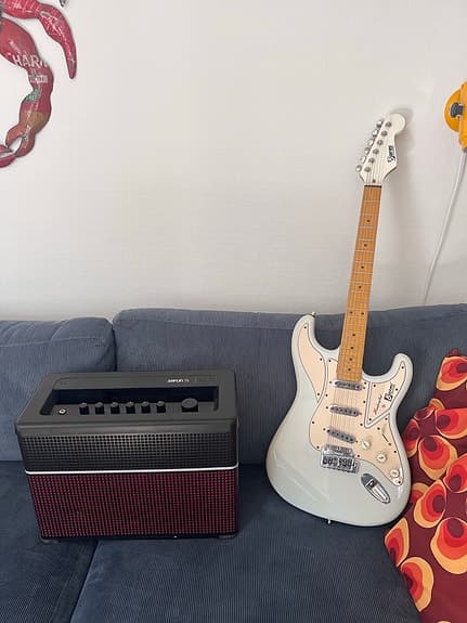 Burns guitar + Line 6 Amplifi 75 forstærker