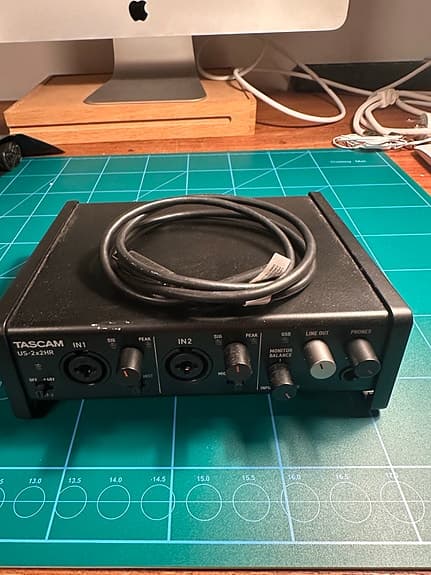 Tascam US-2x2 hr lydkort / audio interface USB