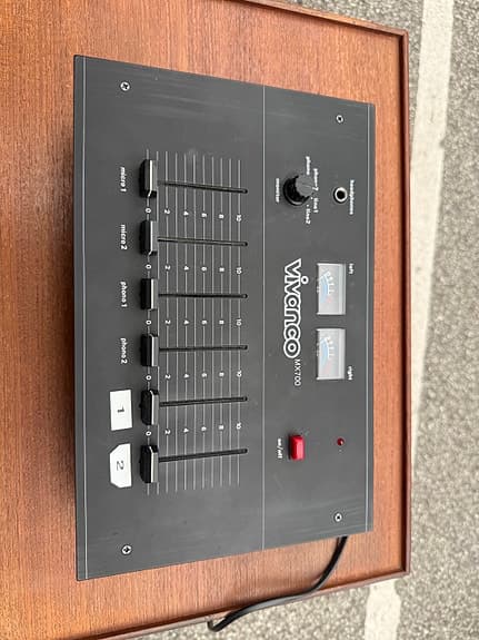 Vivanco vintage mixerpult analog mixer