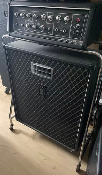 Vox Serie 90 guitar amp 1969 + kabinet på stativ