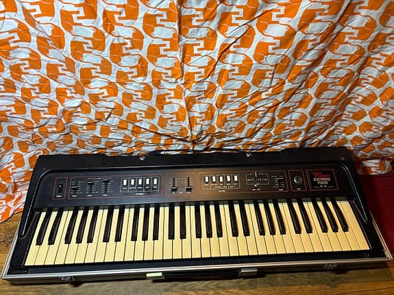Pulser M-56 Electric Piano and Drum Machine, vintage.