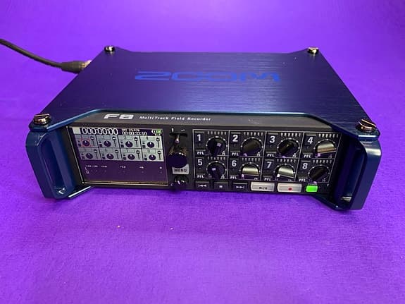 Zoom F8 multitrack field recorder
