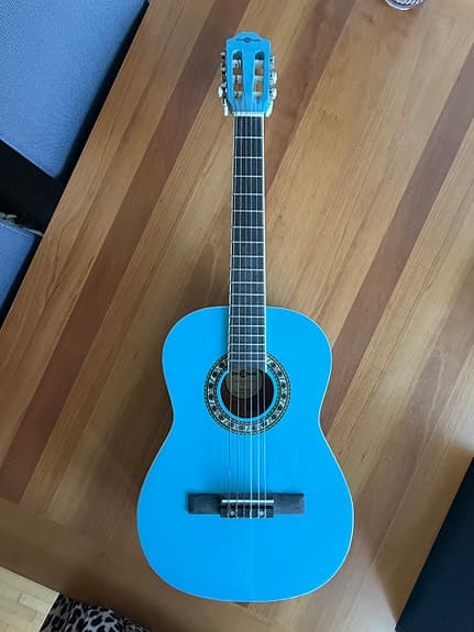 Blå Gear4music CG-3/4-B (3/4 Classical Guitar, Blue)