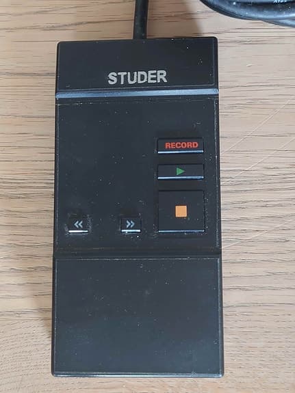Studer.... remote control