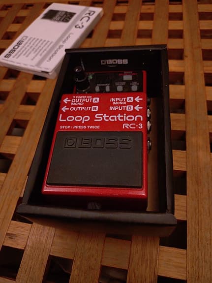 Boss RC-3 Loop Station + Fodkontakt (Komplet Looper- og Pedalboard-pakke)