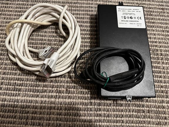 Bang & Olufsen Beolink Converter 1611 med kabler