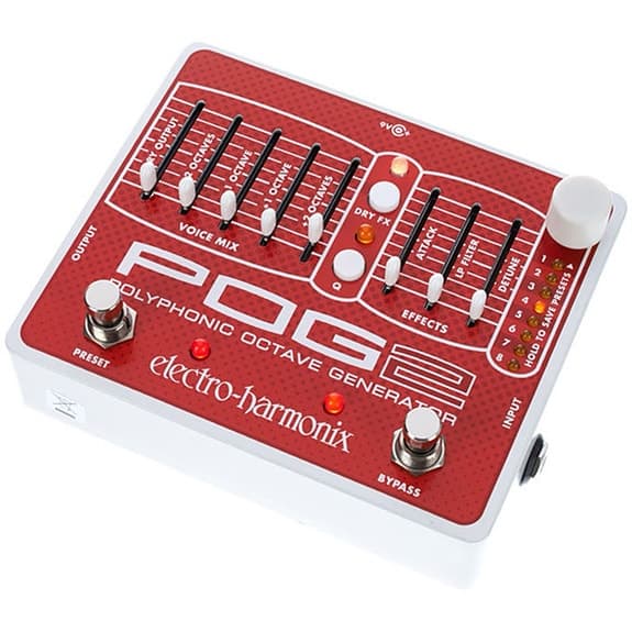 Electro-Harmonix POG2 Polyphonic Octave Generator – m. box + strømforsyning