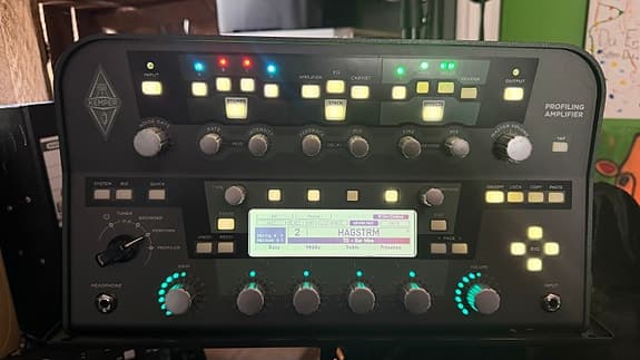 Kemper Profiler rack guitar preamp / effektprocessor + Lexicon PCM 90 effekt