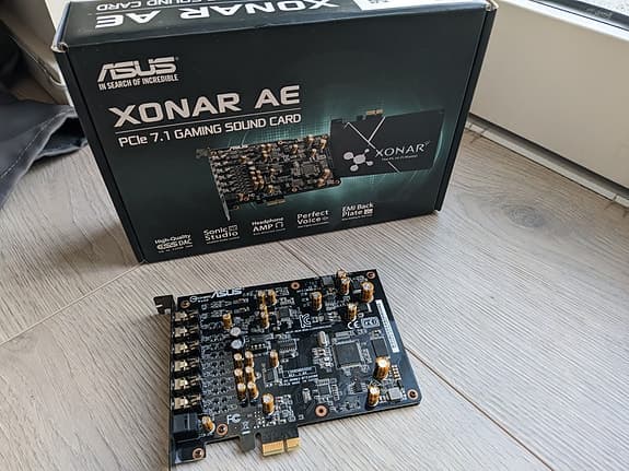 Asus XONAR AE PCIe 7.1 Gaming sound card