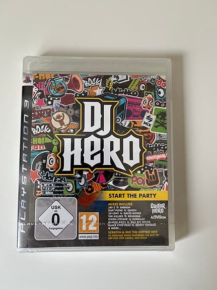 DJ Hero (PS3) Helt nyt og i original folie (uåbnet)