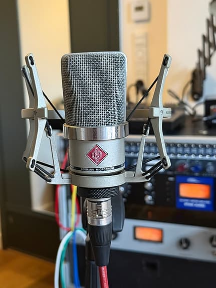 Neumann TLM 102 Studio Set. Komplet med EA 4-spinne og æske
