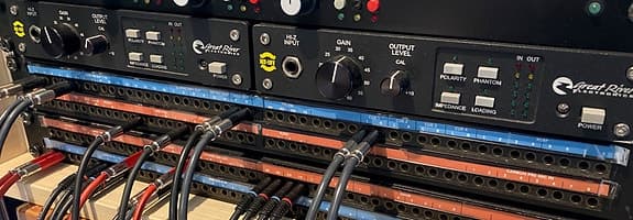 Great River ME-1NV mic preamp stereo par