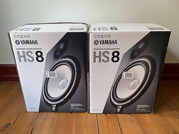 Yamaha HS8 aktive studiomonitorer sort