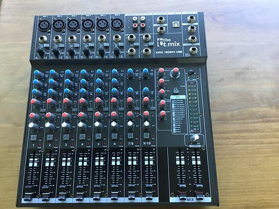 Analog mixer, the T.mix 1202FX USB