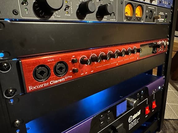 Focusrite Clarett 8Pre lydkort / audio interface rack