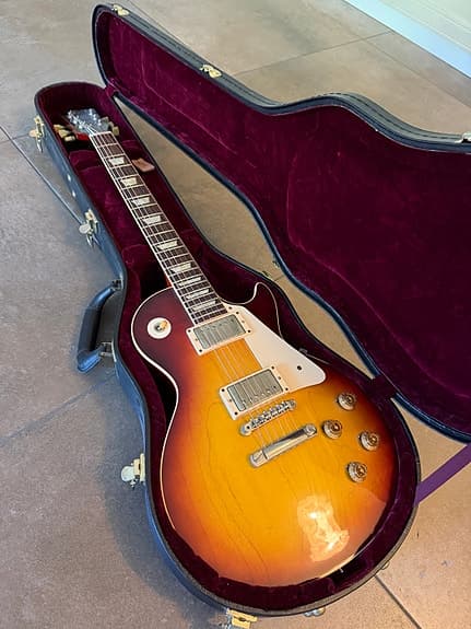 Gibson Custom Shop Les Paul 1958 Reissue (R8) fra 2000 – Sunburst, 60's hals