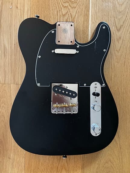 Elektrisk guitar Telecaster-style sort