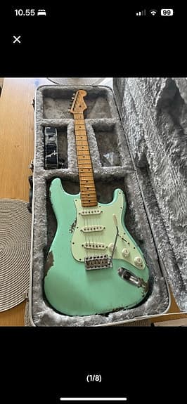 Fender Stratocaster heavy relic - surf green