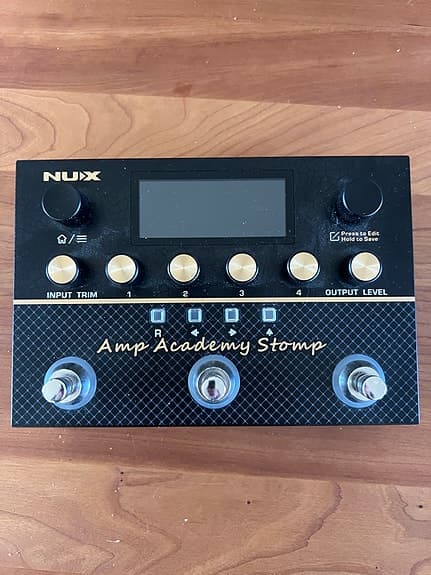 NUX Amp Academy Stomp guitar multieffekt pedal