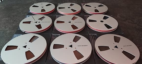 Agfa - PEM 368 og PEM 468 / 7-tommers spole lydbåndsæt Reel to reel-lyd