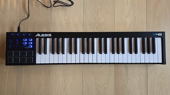 Alesis V49 MIDI keyboard controller 4 oktaver