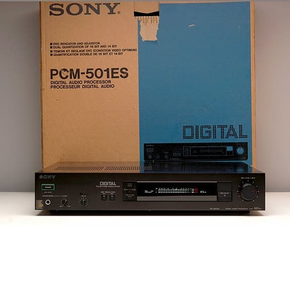 Sony - PCM-501es / 16-bit digital lyd PCM-encoder/dekoder DSP - Digital lydproce