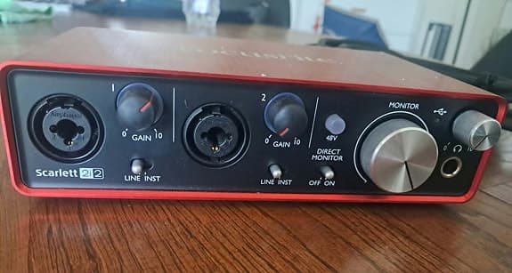 Focusrite Scarlett lydkort USB audio interface