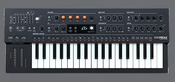 Arturia MiniFreak synthesizer keyboard