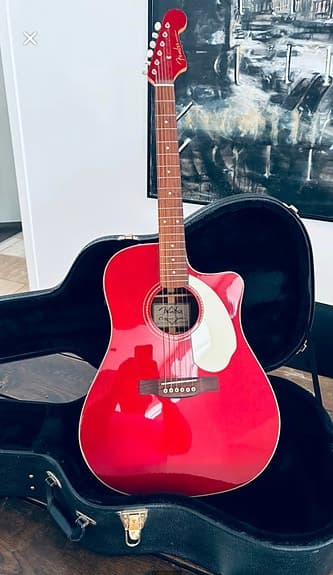 Fender halvakustisk guitar