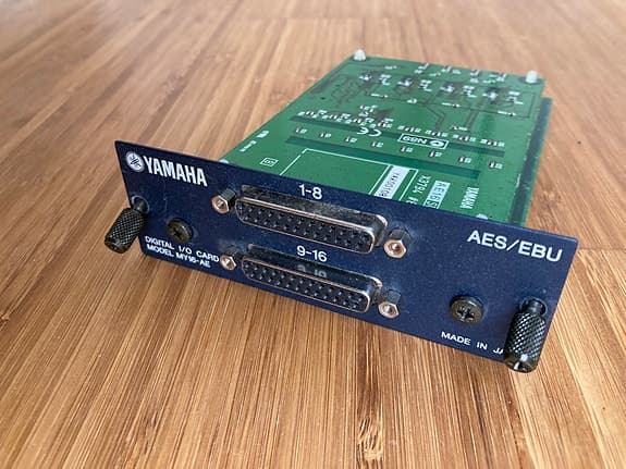 Yamaha MY16-ae aes/ebu 16 ch digital i/o